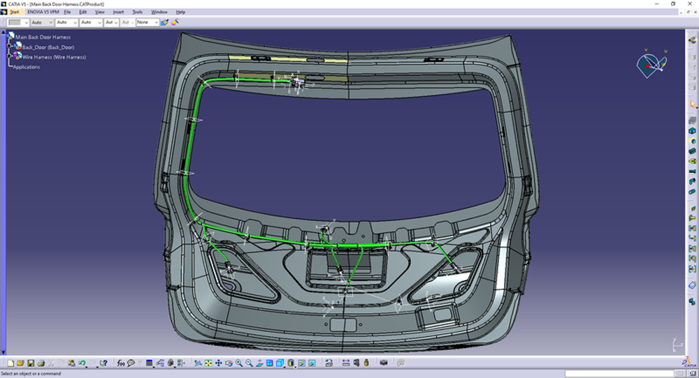 Tailgate Harness Routing