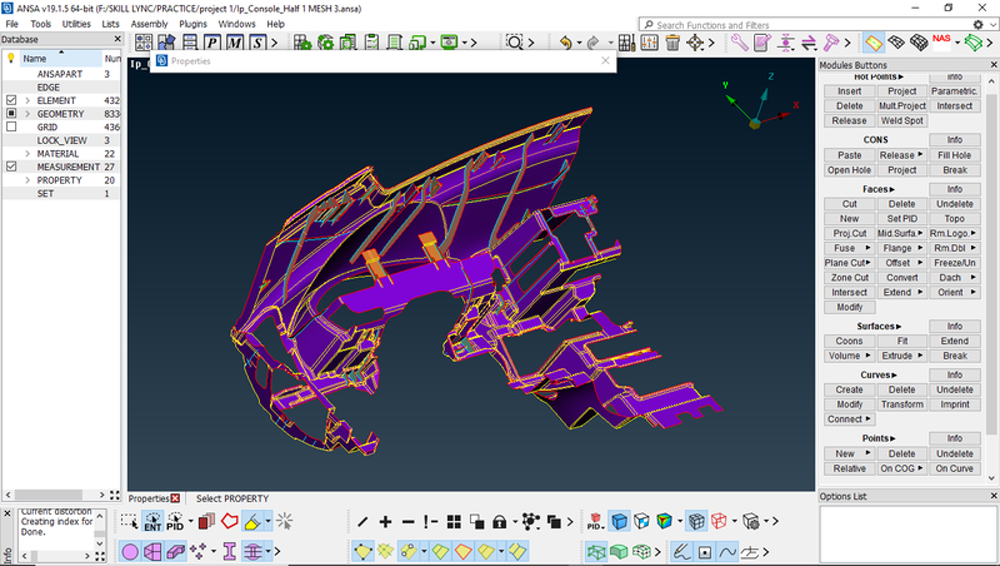Instrument Panel Mesh