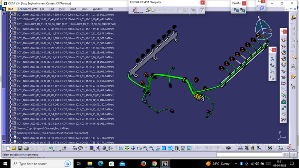 Harness in ENOVIA VPM